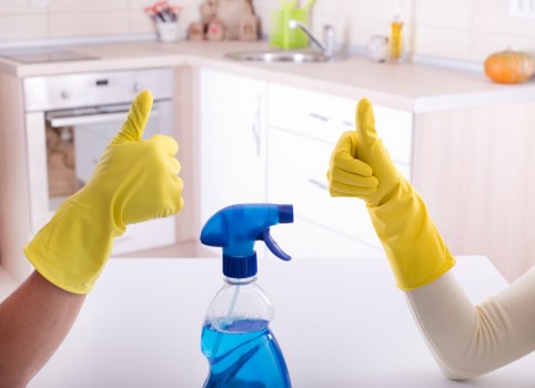 End of tenancy cleaning work in Sutton focusing on bathrooms and surfaces