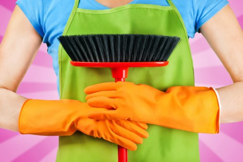 Careful fabric cleaning of upholstered chairs in Sutton
