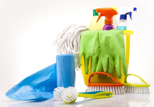 Sorted household belongings during a house clearance in Sutton