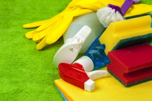 Final safety review for a professional carpet cleaning service