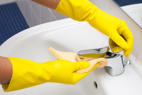 Thorough bathroom deep clean in a Sutton property